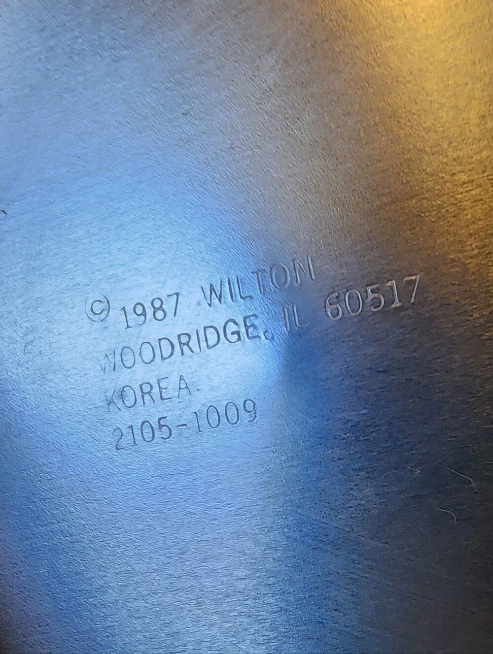 1987 Wilton Cat Cake Pan